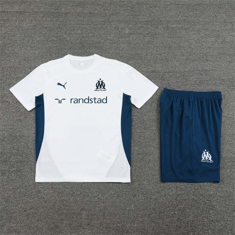 Kit Treino Olympique de Marseille 24/25 - Branco