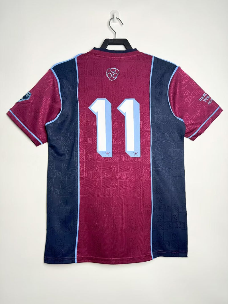 Camisa Retrô West Ham x Iron Maiden 2011