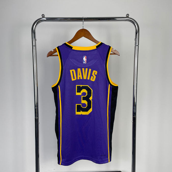 Regata NBA Los Angeles Lakers Statement Edition 23/24 Anthony Davis - Roxa