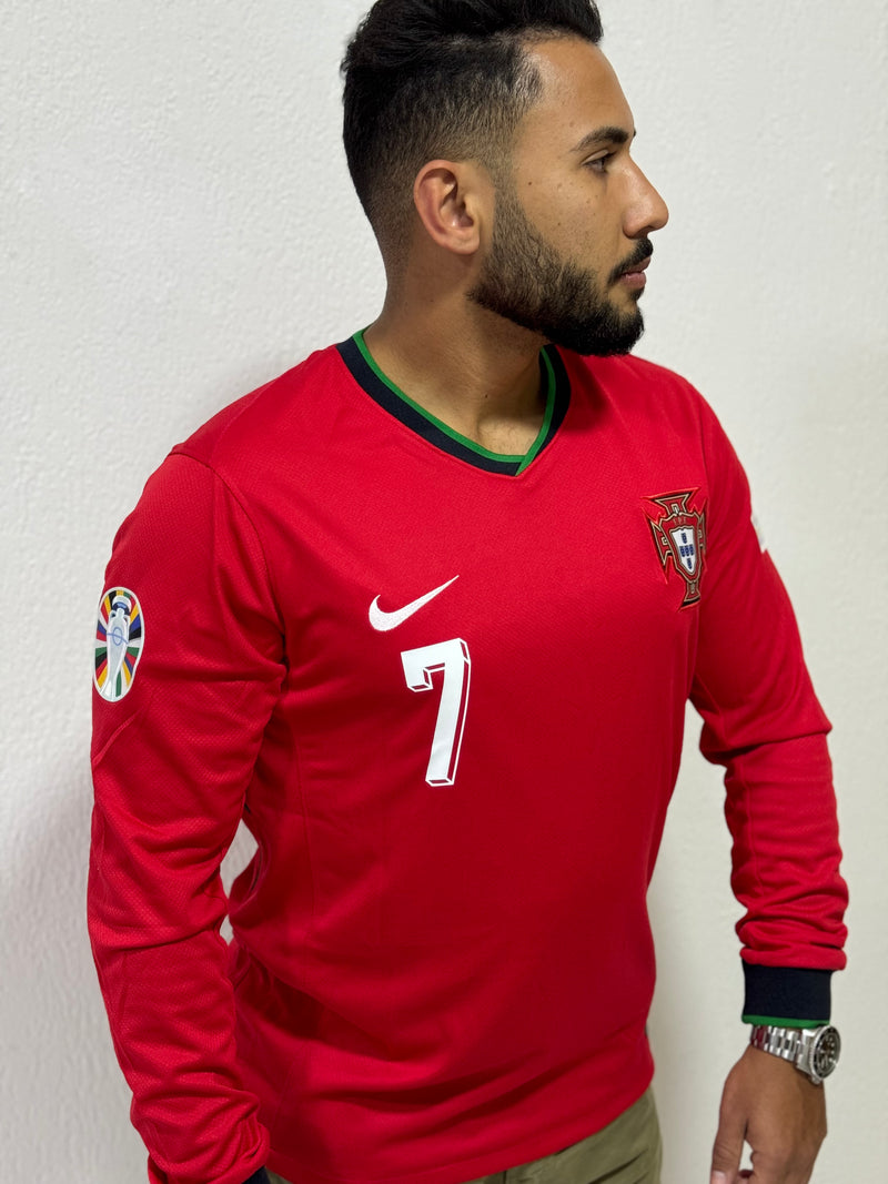 Camisa Portugal 2024/25 Manga Longa - Ronaldo