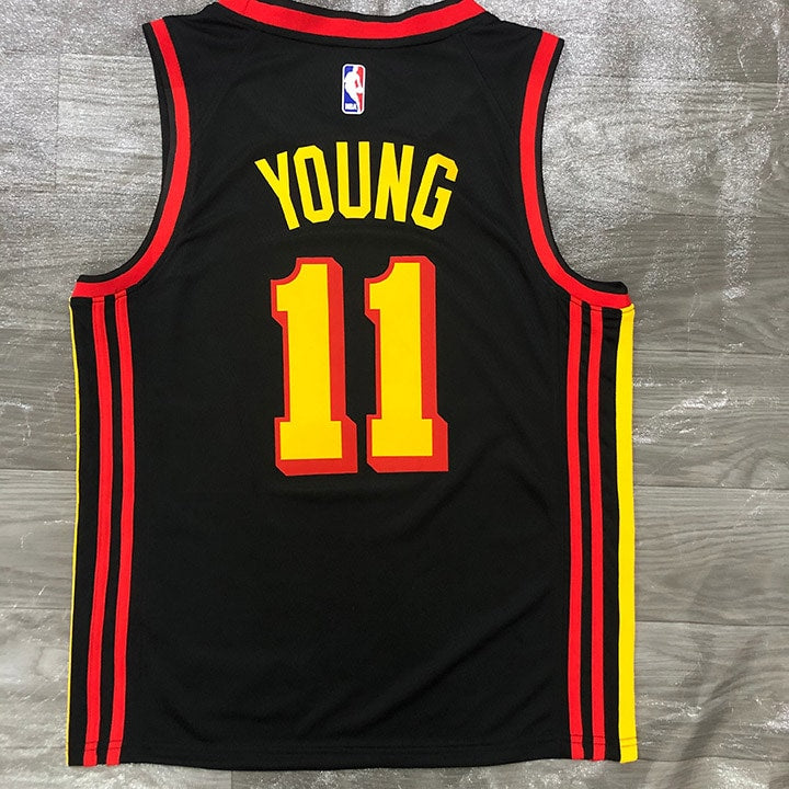 Regata NBA Atlanta Hawks Statement Edition Trae Young - Preta