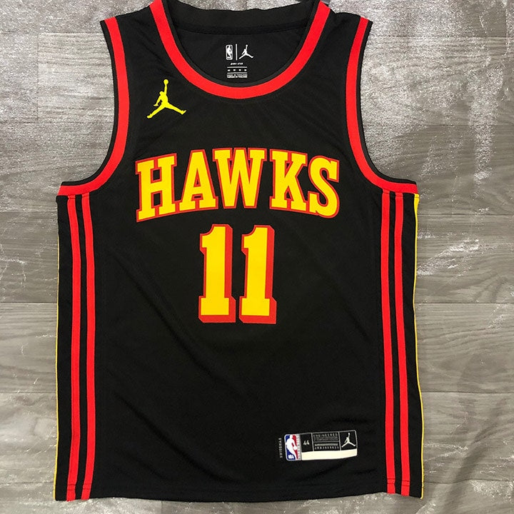 Regata NBA Atlanta Hawks Statement Edition Trae Young - Preta