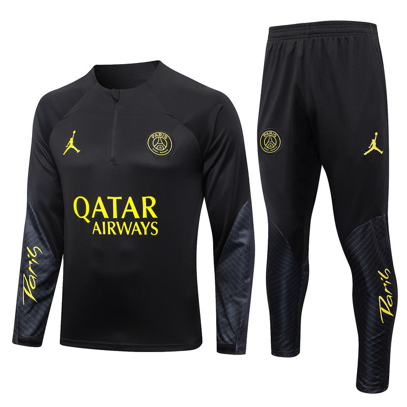 Conjunto Treino PSG 2023 - Preto