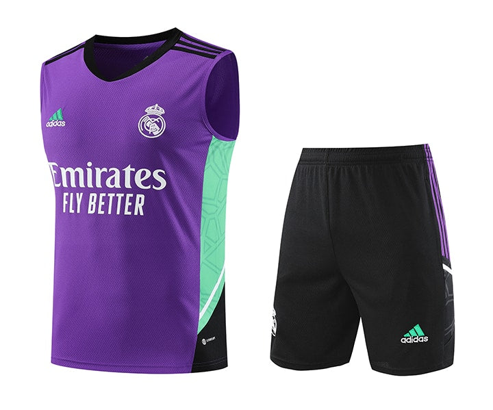 KIT REGATA REAL MADRID 2023 - ROXO/VERDE