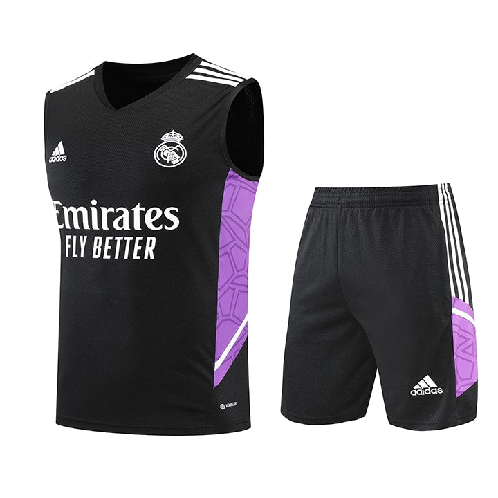 KIT REGATA REAL MADRID 2023 - PRETO/ROXO