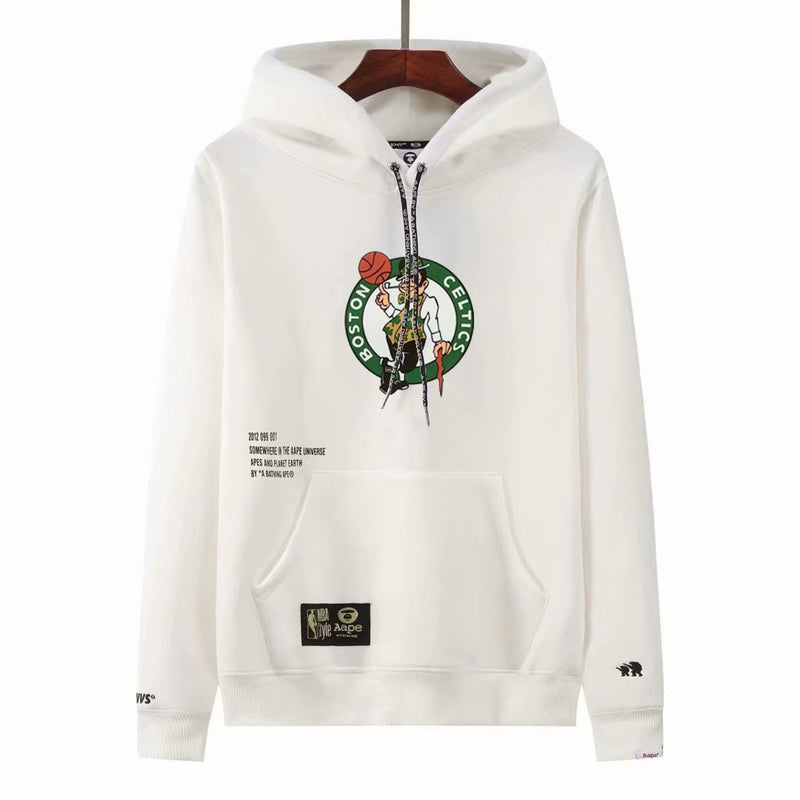 Moletom Boston Celtics NBA x A Bathing Ape (BAPE) - Branco