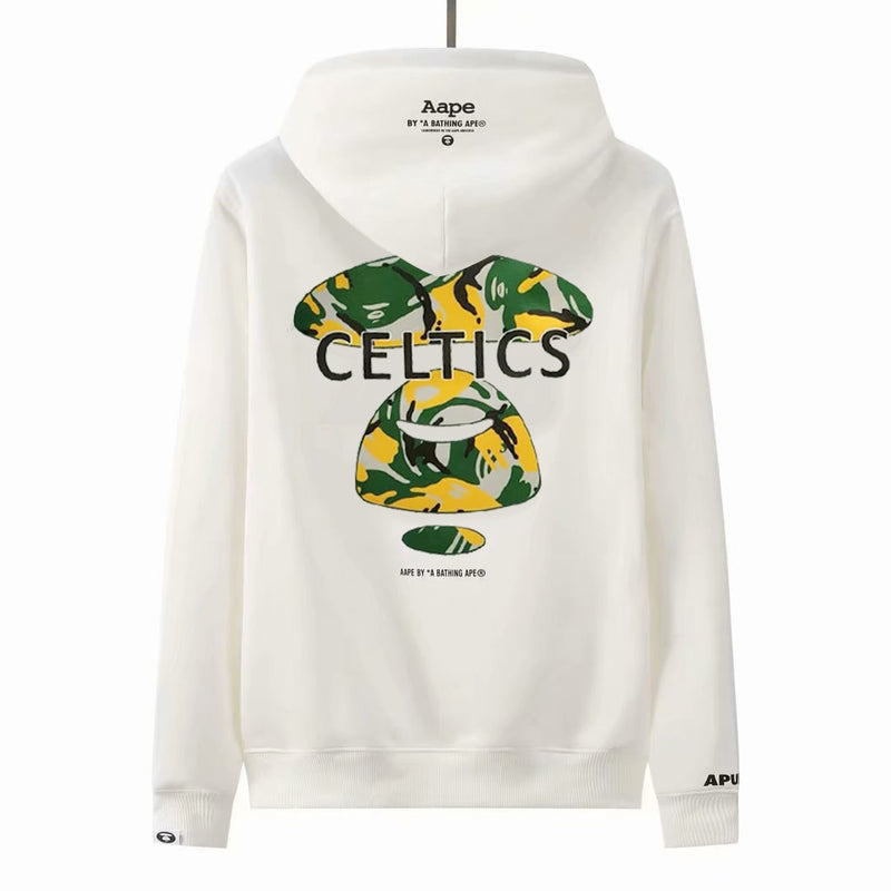 Moletom Boston Celtics NBA x A Bathing Ape (BAPE) - Branco