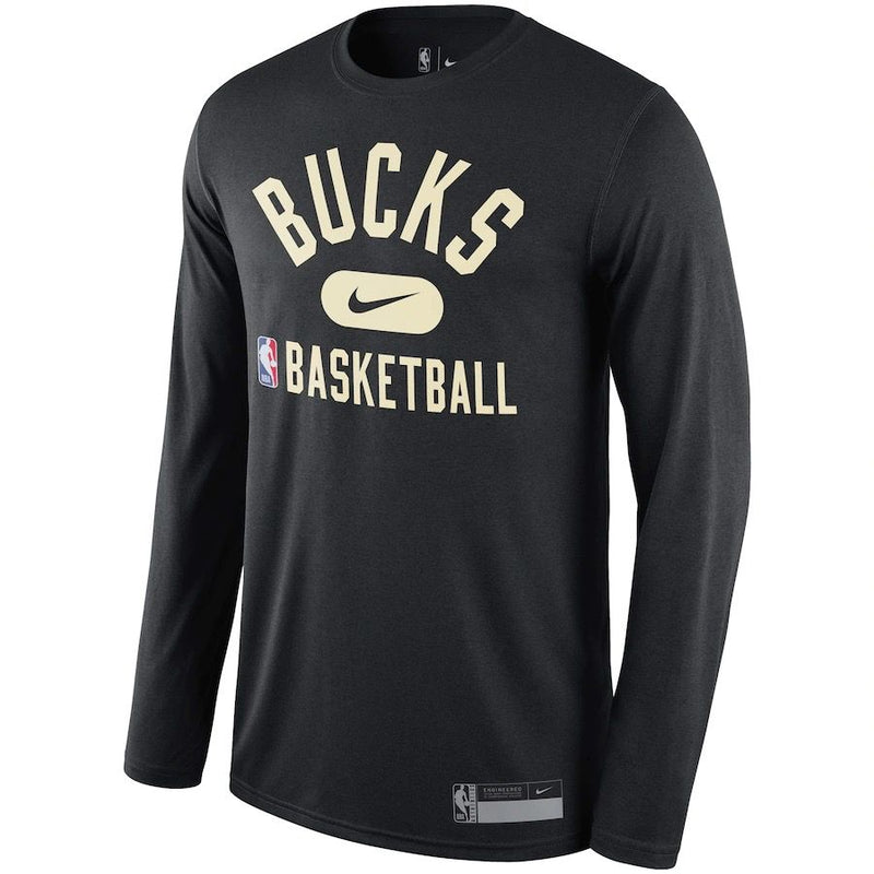 Camiseta Milwaukee Bucks NBA - Manga Longa