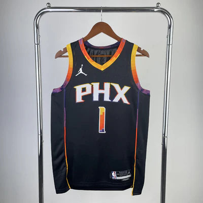 Regata NBA Phoenix Suns Statement Edition 23/24 Devin Booker - Preta