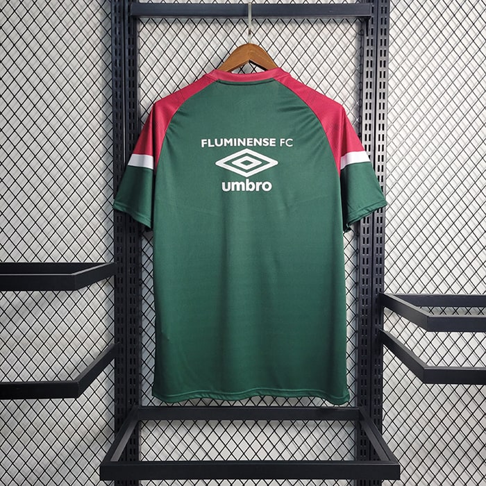 Camisa Fluminense Treino 2023/24 - Vermelha/Verde
