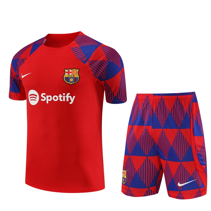 Kit Treino Barcelona 23/24 - Vermelho