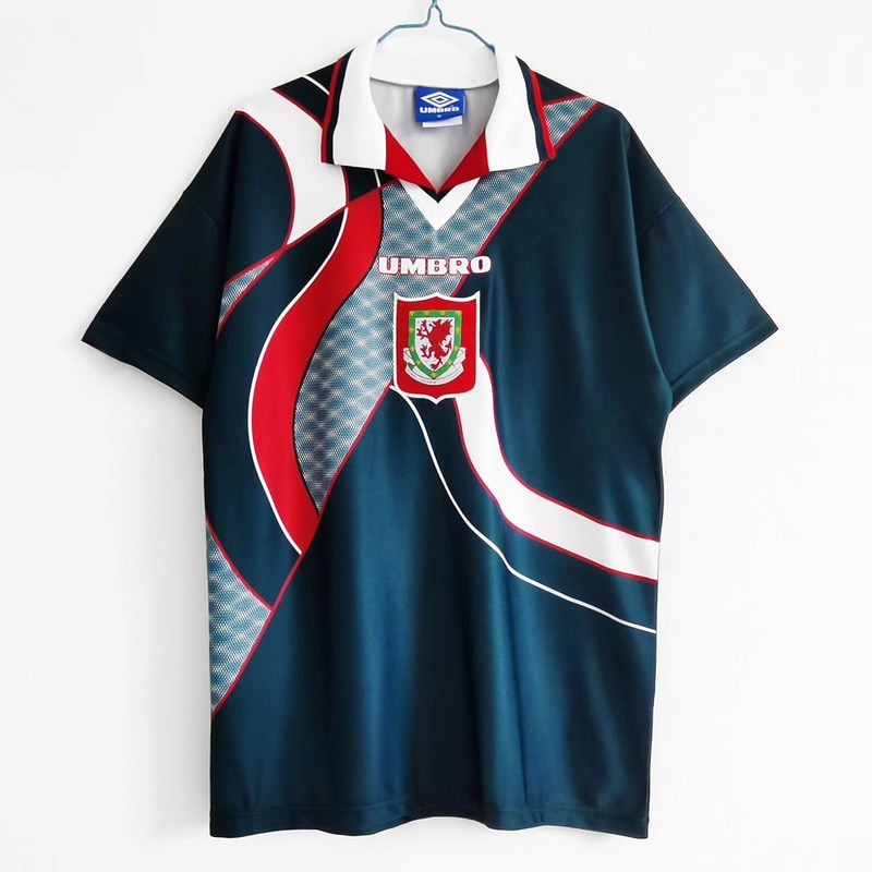 Camisa Retrô País de Gales 1994∕95 Away