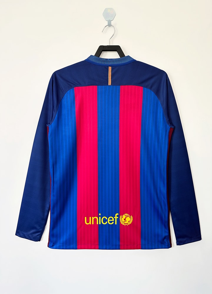 Camisa Retrõ Barcelona 2016/17 Manga longa