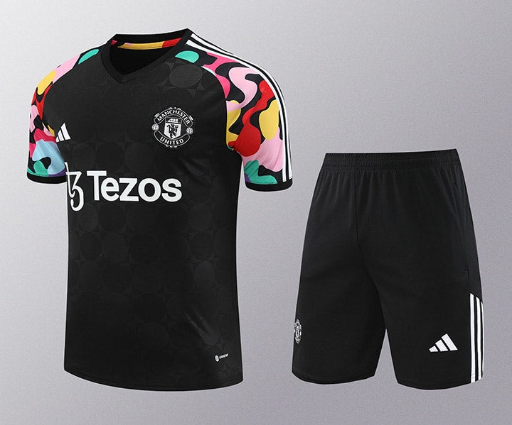 Kit Treino Manchester United 24/25 - Preto