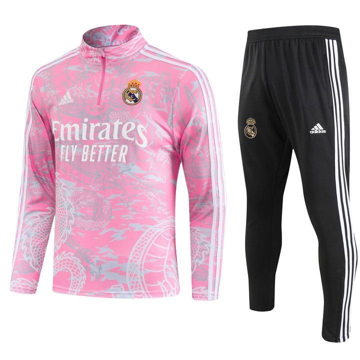 Conjunto Treino Real Madrid Dragon 24/25 - Rosa