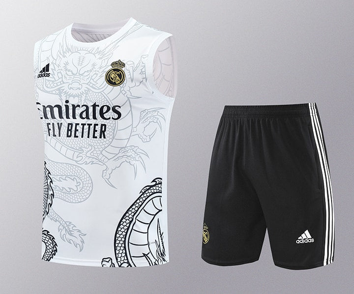 KIT REGATA REAL MADRID 24/25 DRAGON - BRANCO