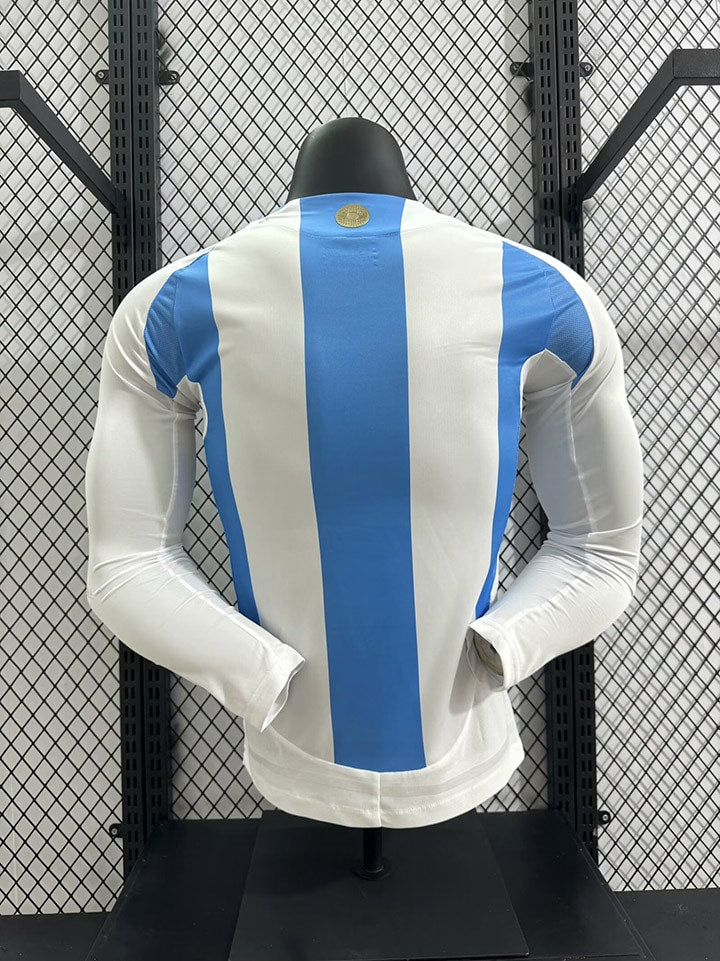 Camisa Argentina 24/25 Versão Jogador (+Patch) - Manga Longa