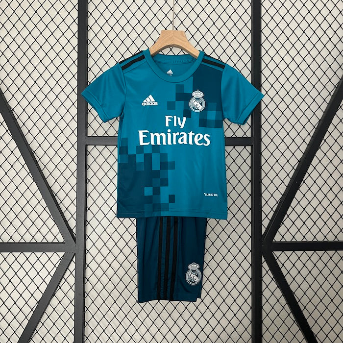 Conjunto Infantil Real Madrid 2017/18 Terceira