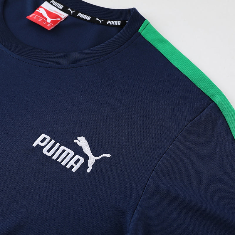 Kit Calça Puma - Azul Escuro/Verde