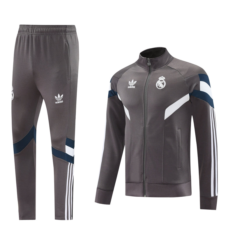 Conjunto Real Madrid 2024/25 - Cinza