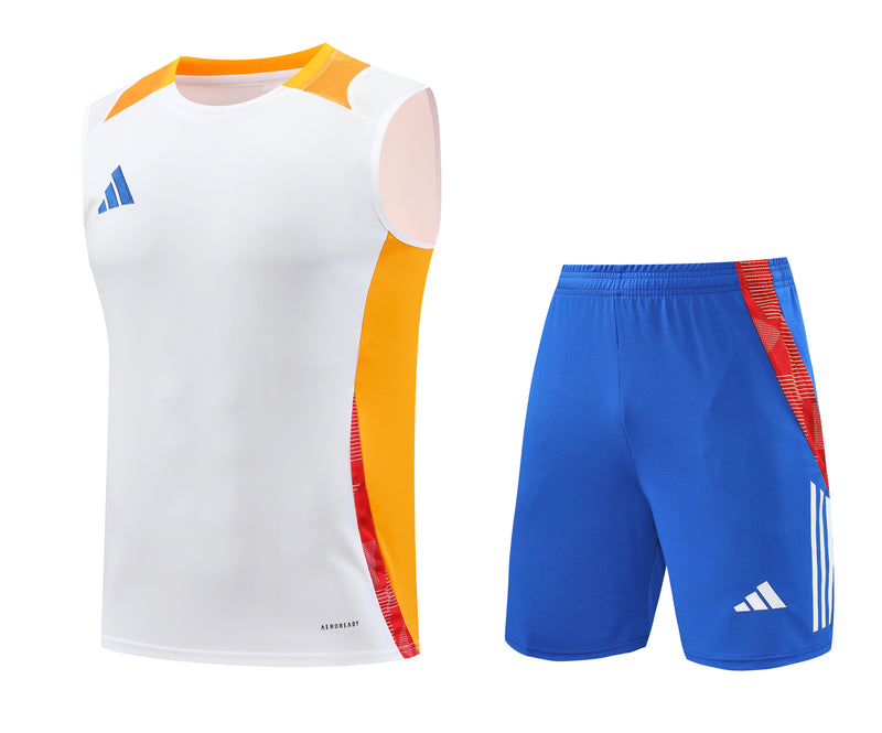 Kit Regata Adidas - Branco/Laranja