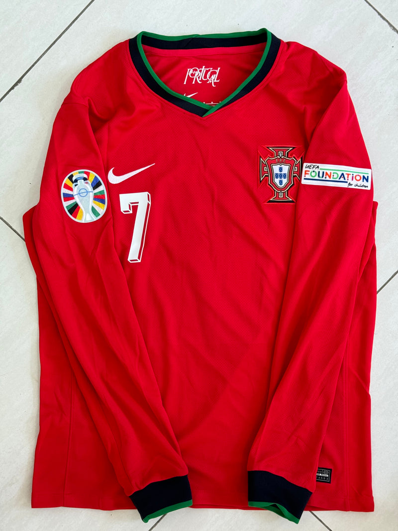 Camisa Portugal 2024/25 Manga Longa - Ronaldo