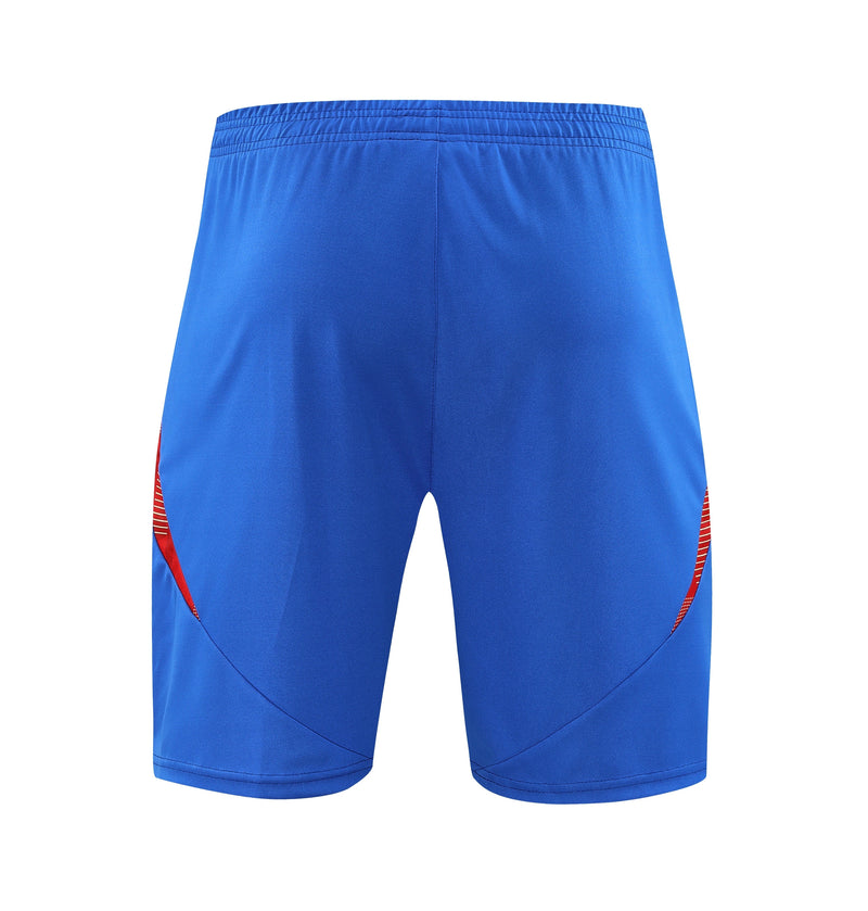 Short Treino Adidas - Azul/Vermelho