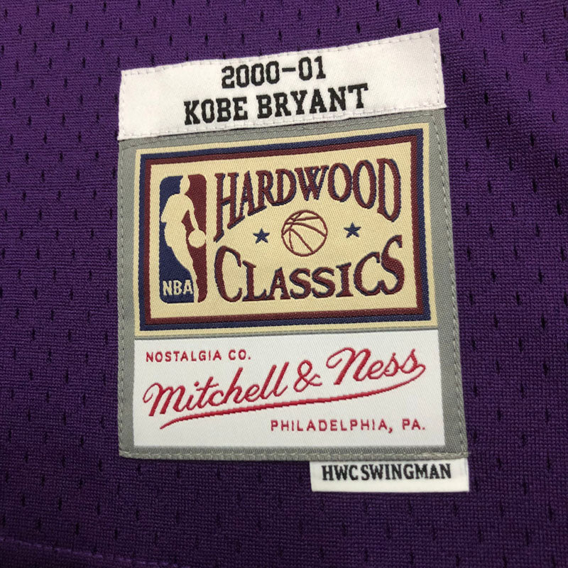 Regata NBA Lakers Retrô Mitchell & Ness 2000/2001 Kobe Bryant