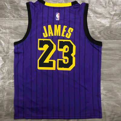 Regata NBA Los Angeles Lakers City Edition 18/19 LeBron James 23 - Roxa