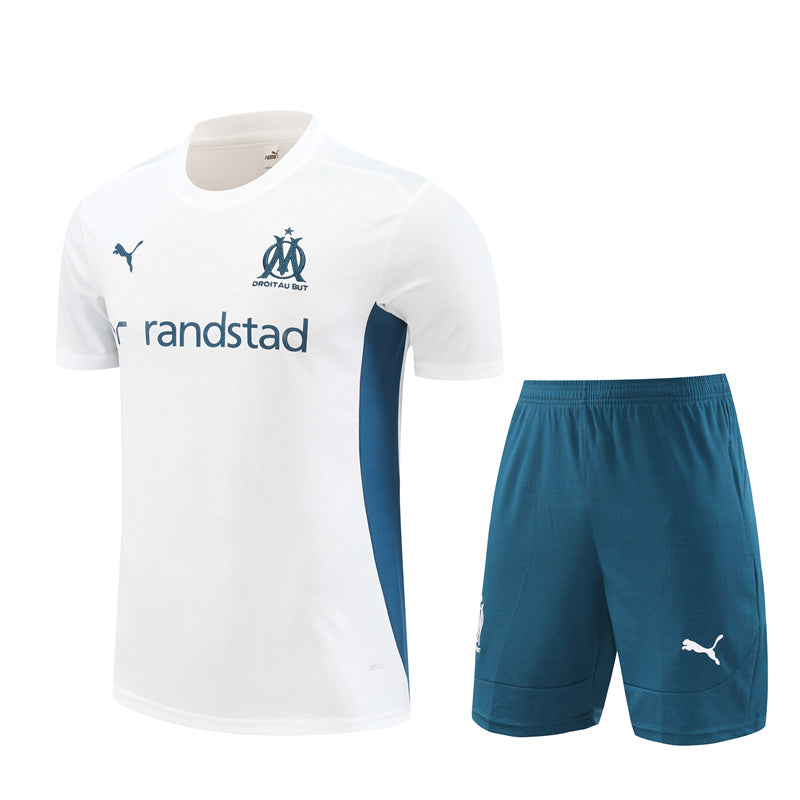 Kit Treino Olympique de Marseille 24/25 - Branco