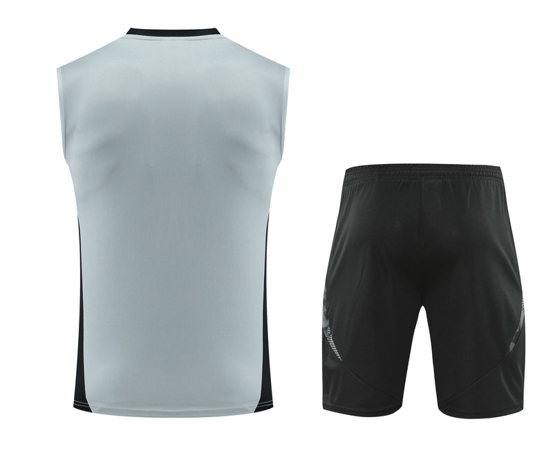 Kit Regata Adidas - Cinza/Preto