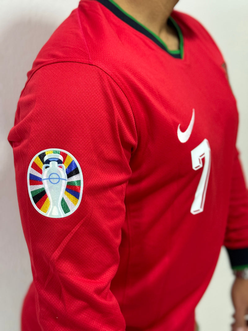 Camisa Portugal 2024/25 Manga Longa - Ronaldo