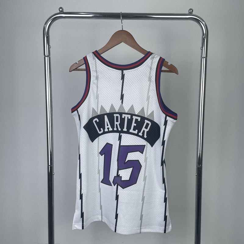 Regata Toronto Raptors Retrô Mitchell & Ness 1998/1999 Vince Carter - Branca