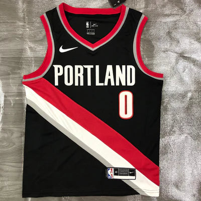 Regata NBA Portland Trail Blazers Icon Edition Damian Lillard - Preta