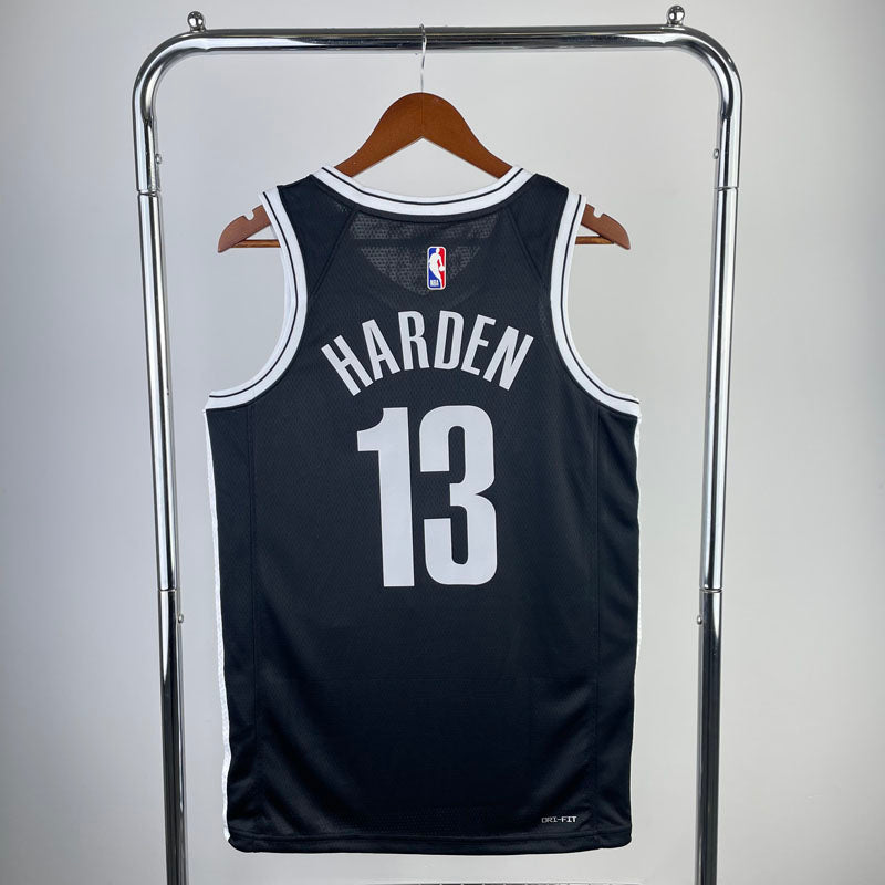 Regata NBA Brooklyn Nets Icon Edition James Harden - Preta