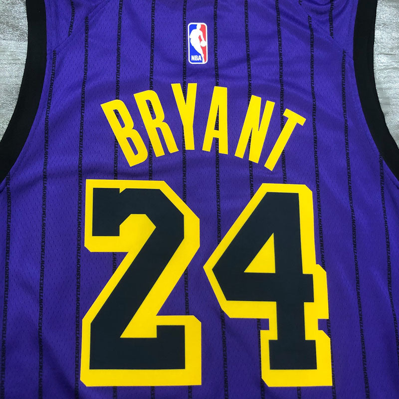 Regata NBA Los Angeles Lakers City Edition 18/19 Kobe Bryant 24 - Roxa