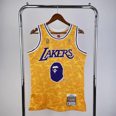 Regata NBA BAPE x Lakers Mitchell & Ness