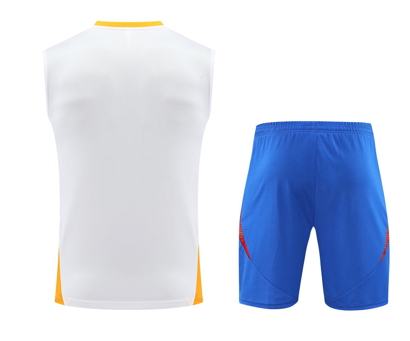 Kit Regata Adidas - Branco/Laranja