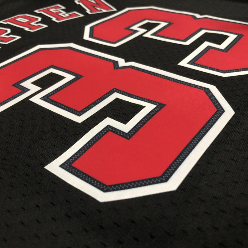 Regata Chicago Bulls Retrô Mitchell & Ness 1997/1998 Scottie Pippen - Preta