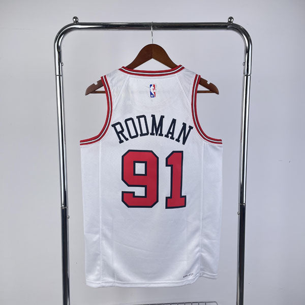 Regata NBA Chicago Bulls Association 23/24 Dennis Rodman - Branca