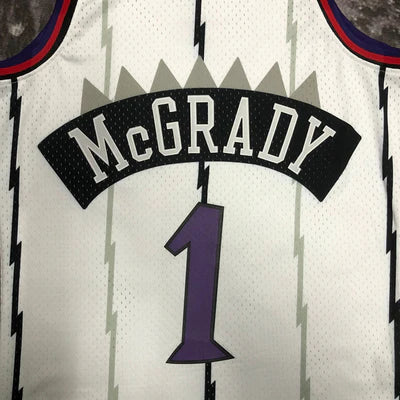 Regata Toronto Raptors Retrô Mitchell & Ness 1998/1999 Tracy McGrady - Branca