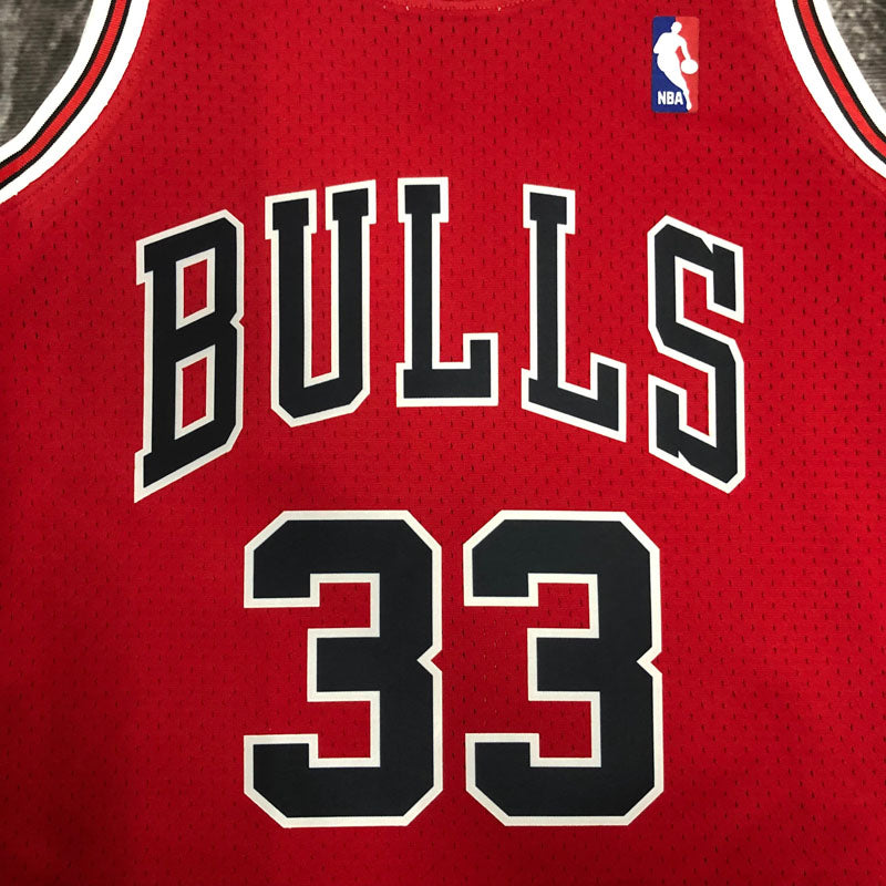 Regata Chicago Bulls Retrô Mitchell & Ness 1997/1998 Scottie Pippen - Vermelha