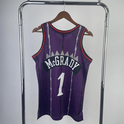 Regata Toronto Raptors Retrô Mitchell & Ness 1998/1999 McGrady - Roxa