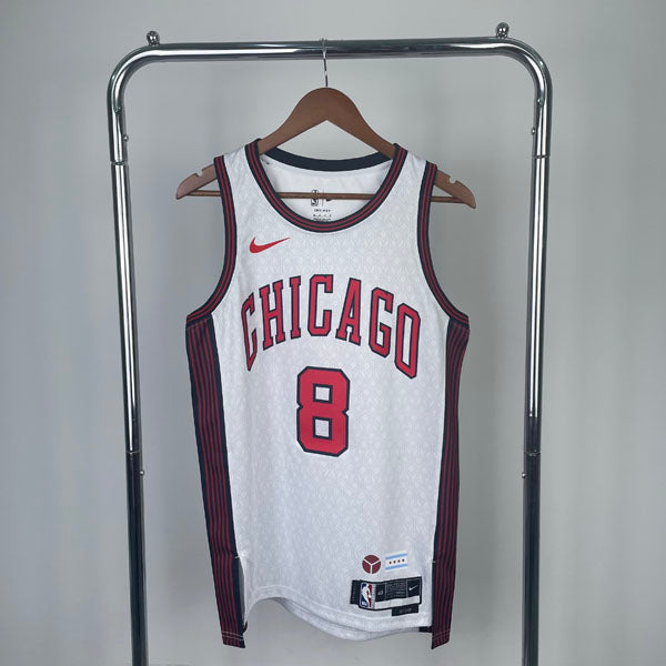 Regata NBA Chicago Bulls City Edition 22/23 Zach LaVine - Branca