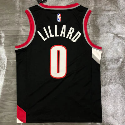 Regata NBA Portland Trail Blazers Icon Edition Damian Lillard - Preta