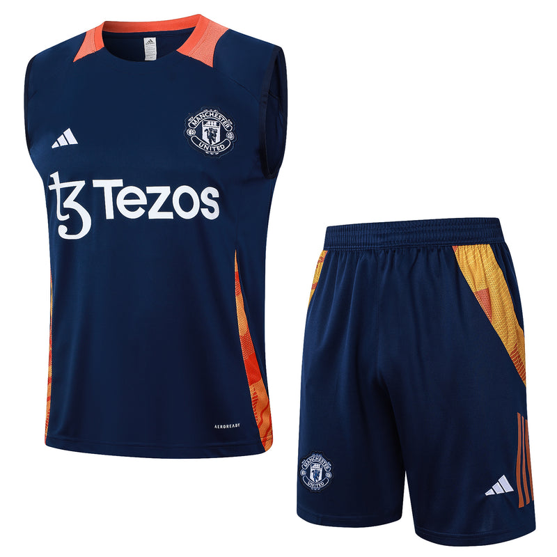 Kit Regata Manchester United 24/25 - Azul