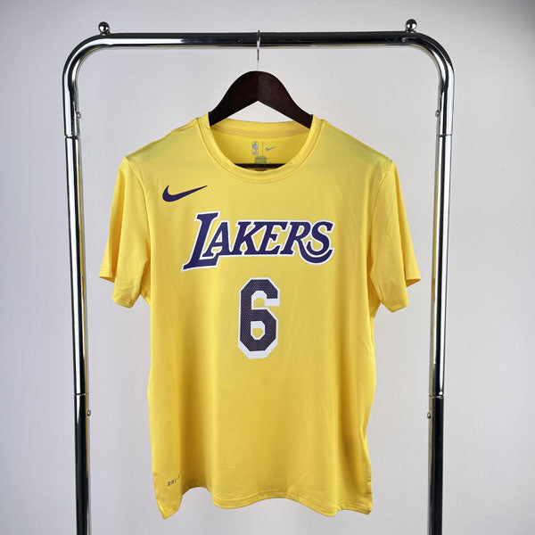 Camiseta NBA Los Angeles Lakers LeBron James DRI-FIT - Amarela