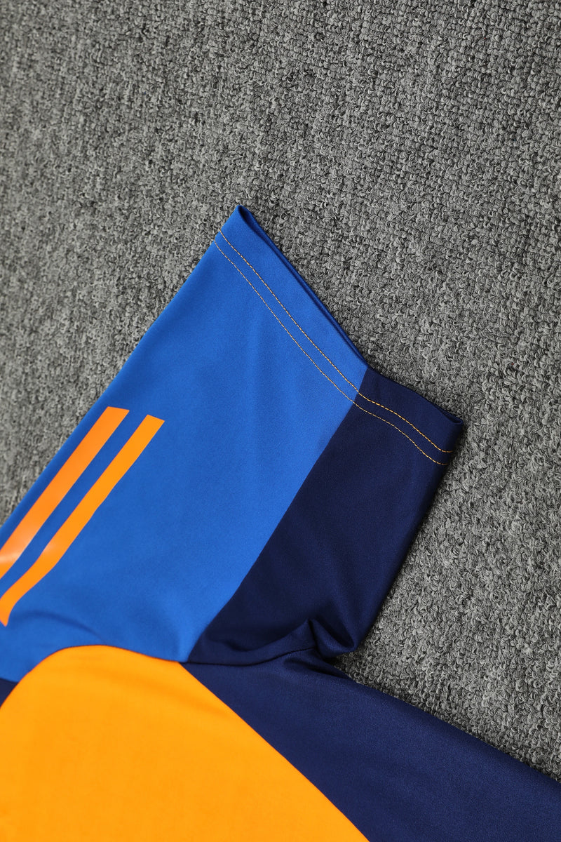 Camisa Treino Adidas - Laranja/Azul Escuro