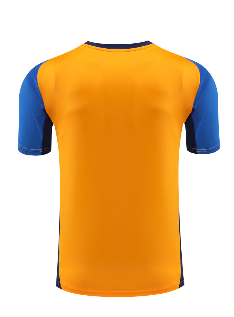 Camisa Treino Adidas - Laranja/Azul Escuro