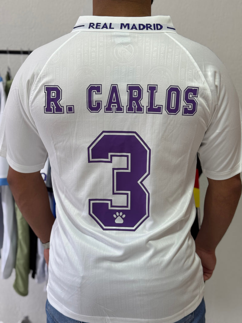 Camisa Retrô Real Madrid 1996∕97  - R. CARLOS